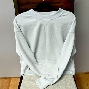 Lululemon gray/white, sweatshirt size 6, no tags, barely worn